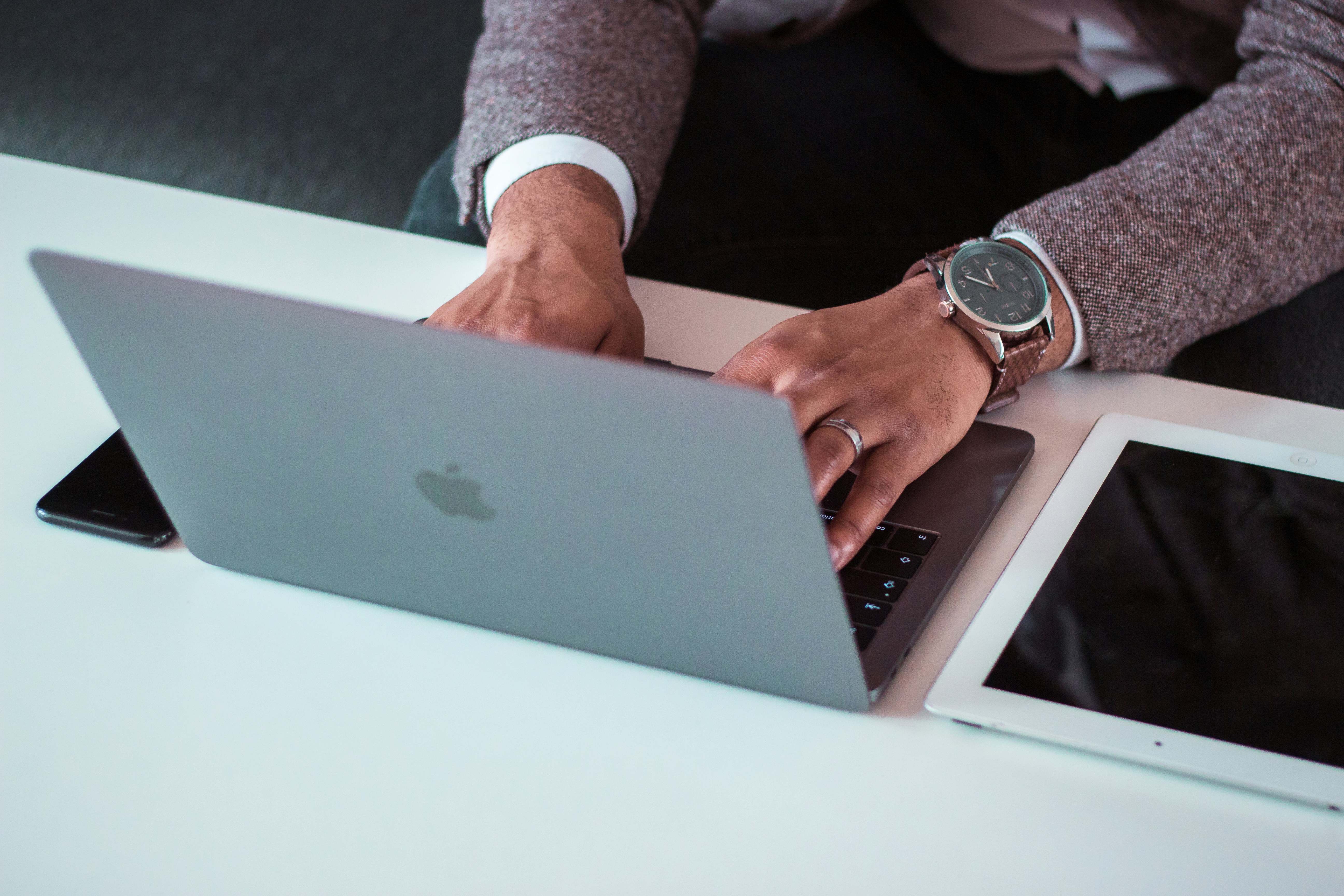 person working -  How to Write a Business Description