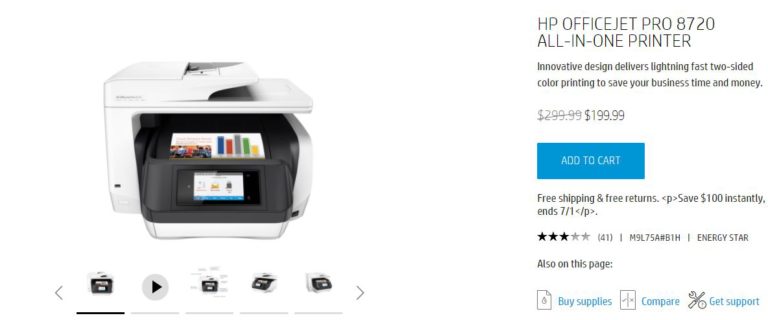 HP OfficeJet Pro 8720 ALL-IN-ONE PRINTER